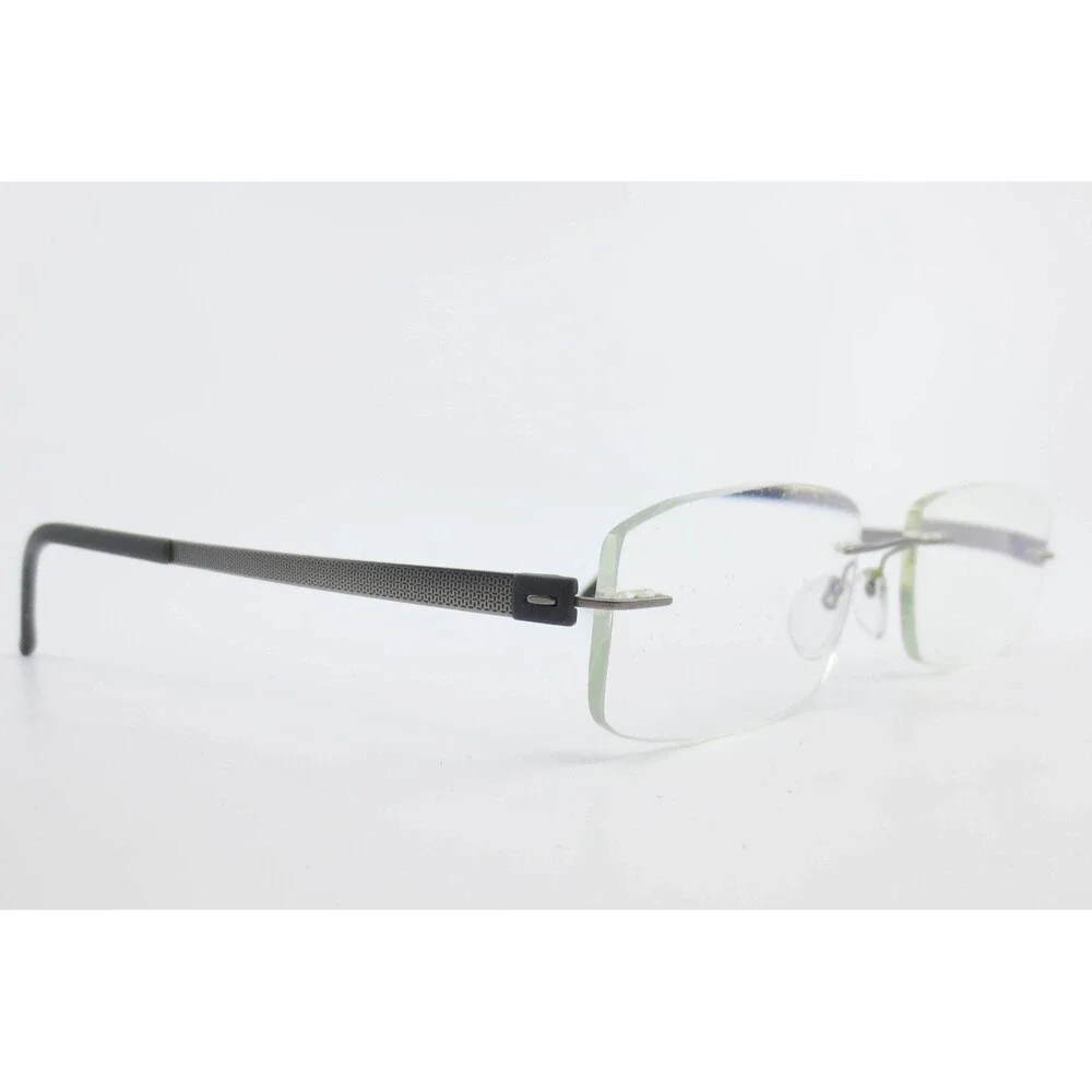 Silhouette Titan Rimless Eyeglasses Gunmetal Grey 5448 10 6050 53-19 135 Austria